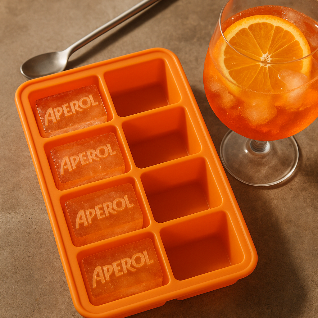 Aperol Ice Cube Tray